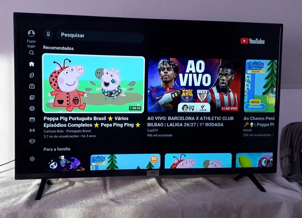 VENDO TV SMART TCL ANDROID 43' COM WIFI E COMANDO DE VOZ  - Foto 2