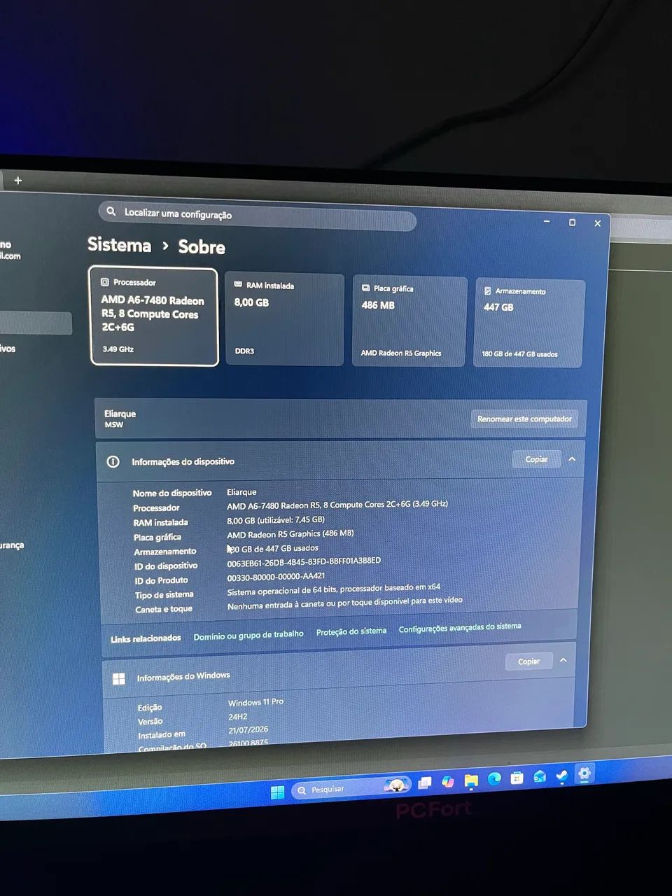 Kit para pc de escritório/estudos  - Foto 2