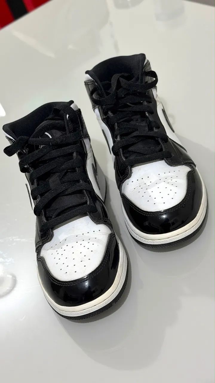 Air Jordan 1 Mid Black/White - Foto 3