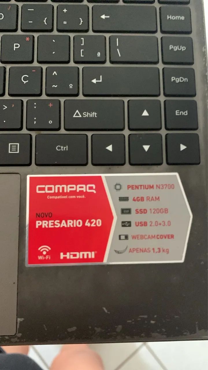 Notebook compaq 