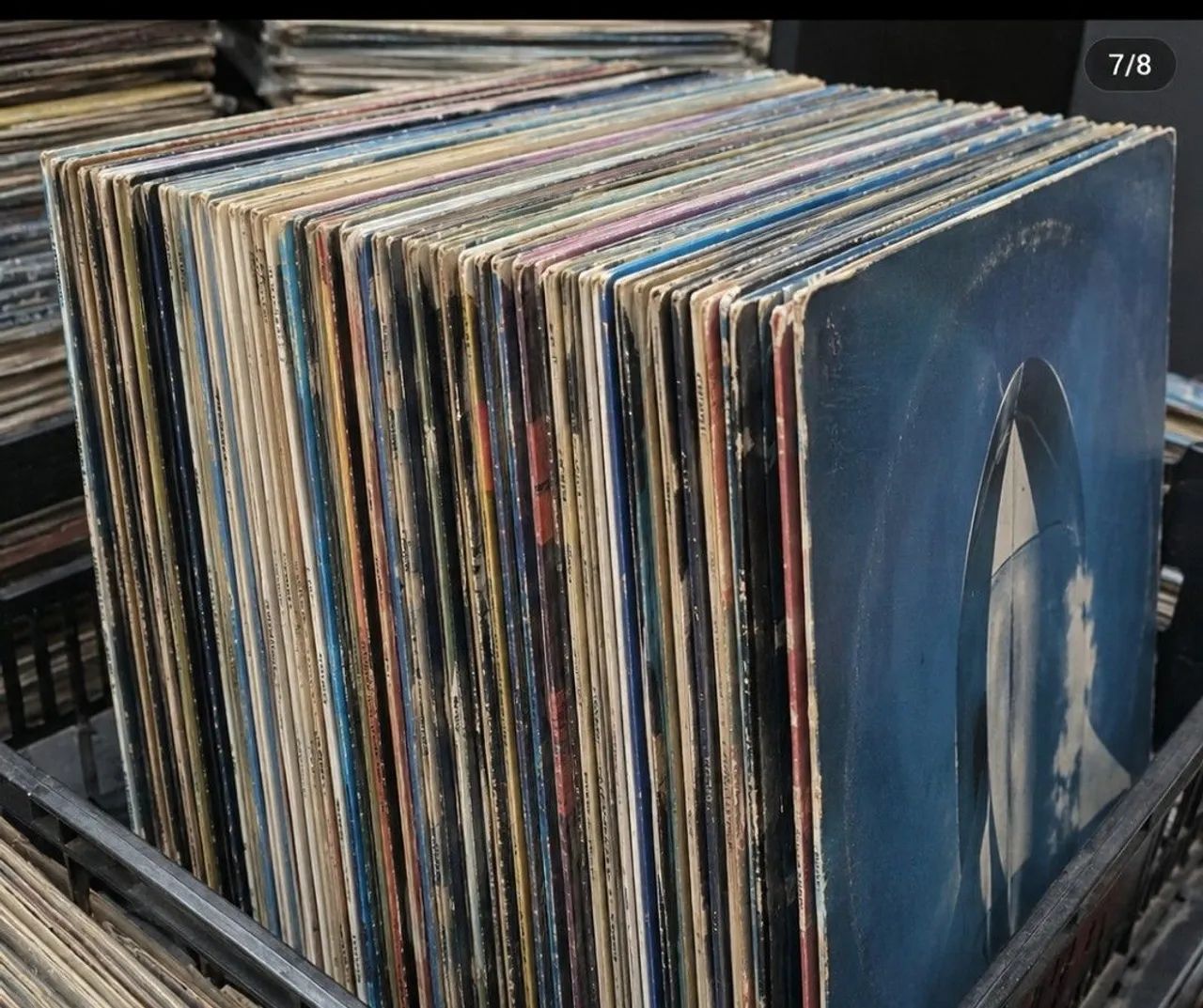 Kit 50 LP/Vnil discos aleatórios com capas - Foto 2