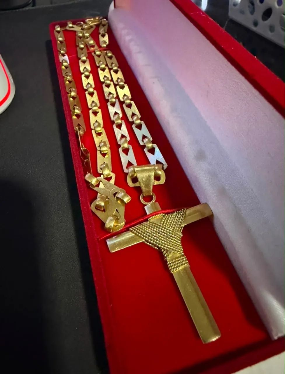 Cordão de Ouro 18k 43g peça nova 