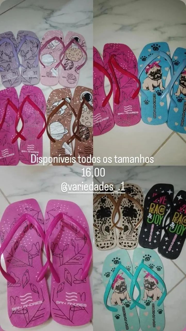 Chinelas havaianas e babydoll  - Foto 2