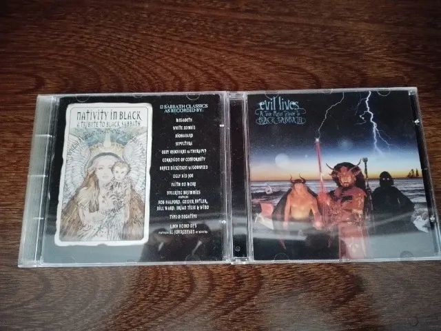 cd black sabbath lote com 2 tributos