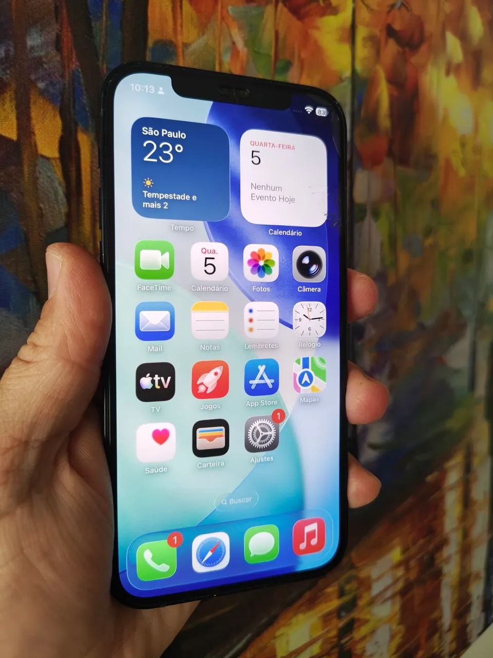 IPHONE 12 TODO ORIGINAL (TROCAS COM VOLTA$) - Foto 4
