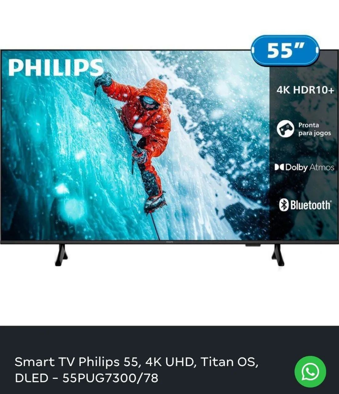 Tv Philips 55 nova com NF e garantia  - Foto 2