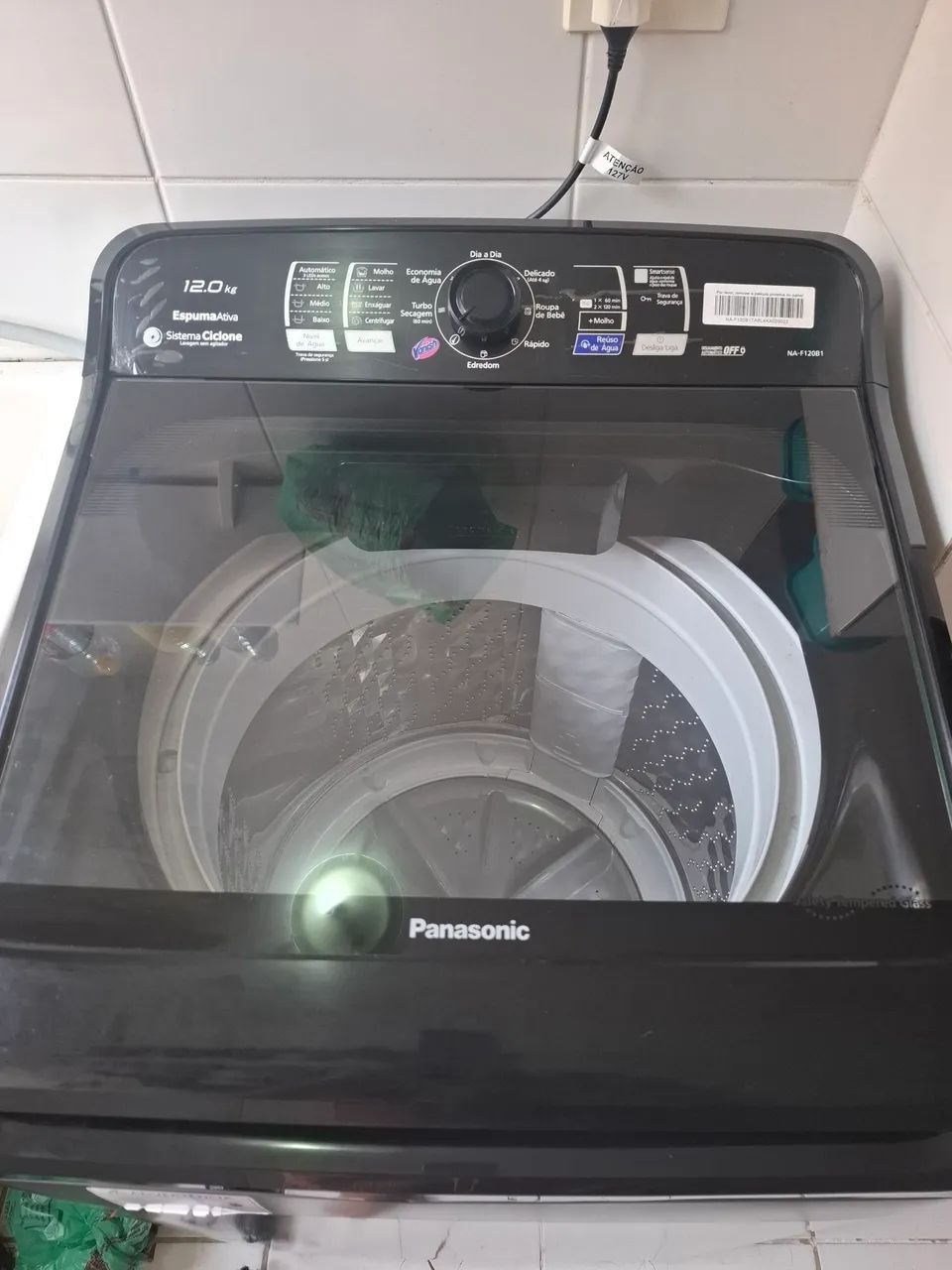 Máquina de lavar Panasonic 12 kilos - Foto 2