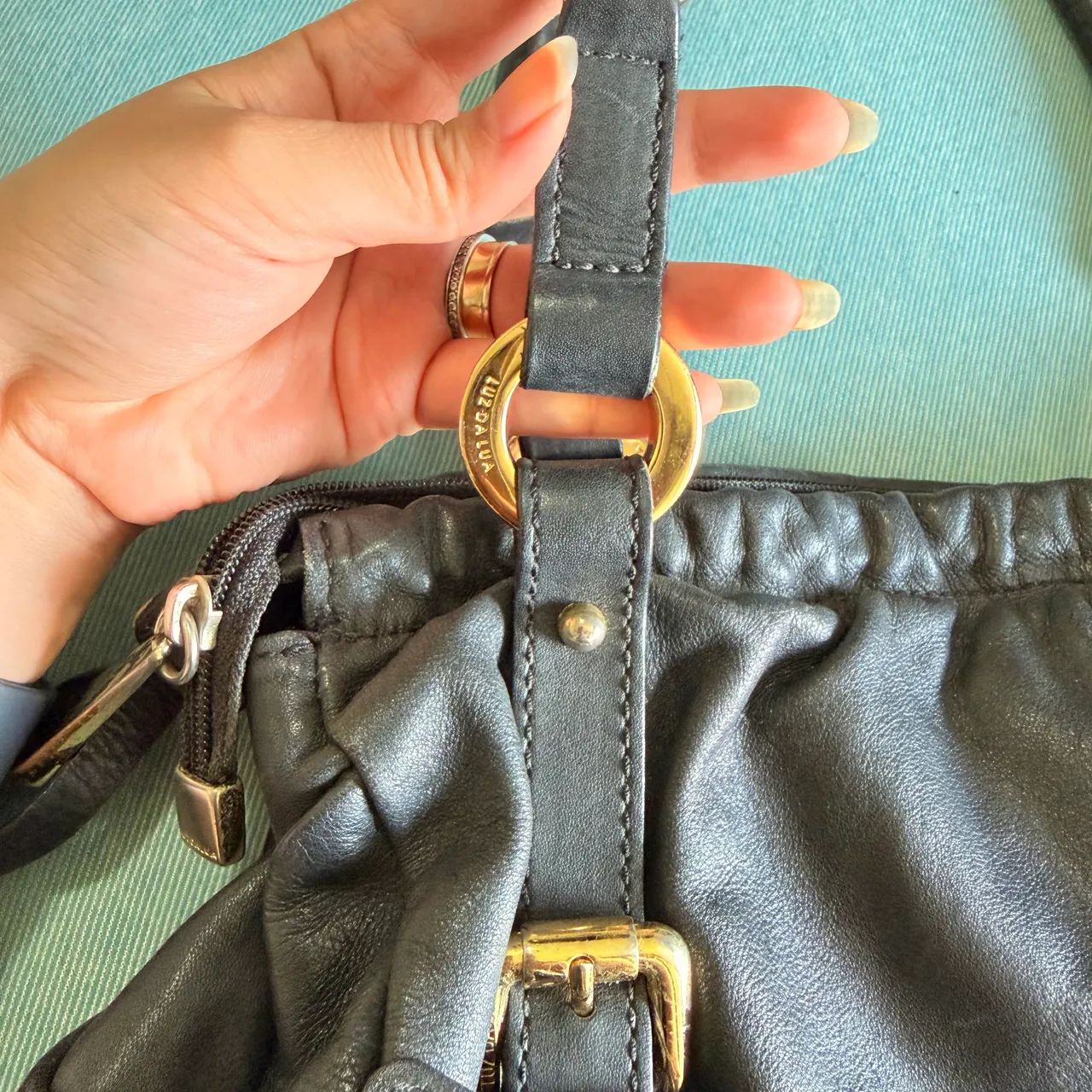 Bolsa Luz da Lua original em couro - excelente conservação - Foto 3