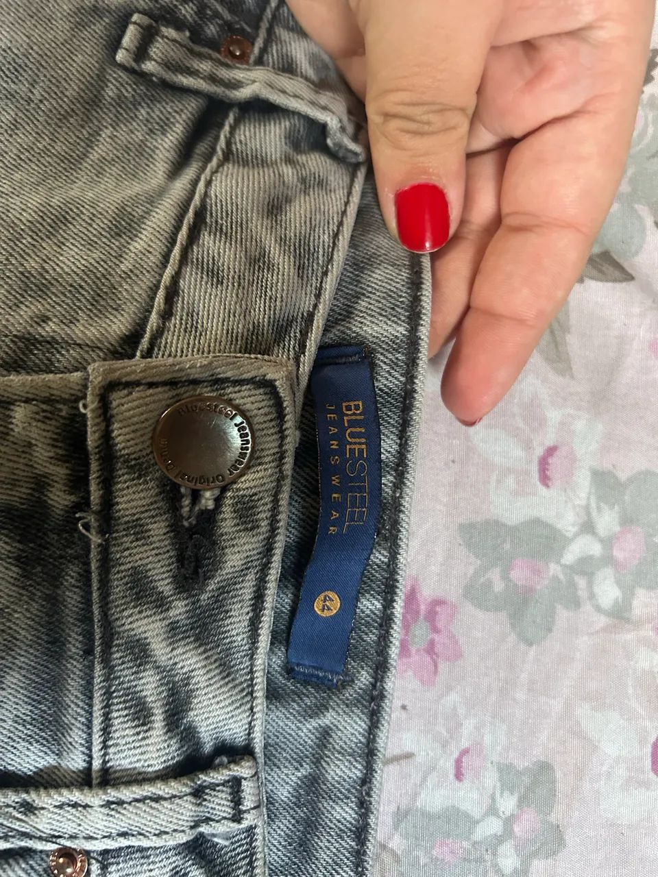 Short jeans cinza - Foto 3