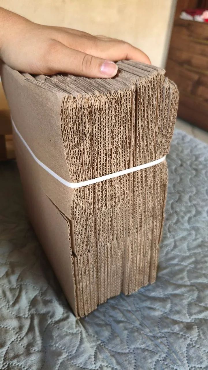 Caixas de papelão pequenas limpas  - Foto 3