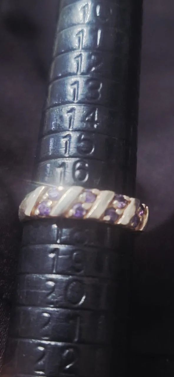 Meia aliança prata 925 zirconia, n: 17 - Foto 3