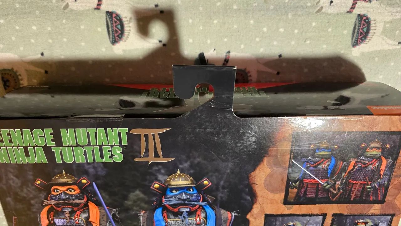 NECA Tartarugas Ninja 3 - 1:7 - Leonardo e Michelangelo - Bonecos de ação - Foto 4