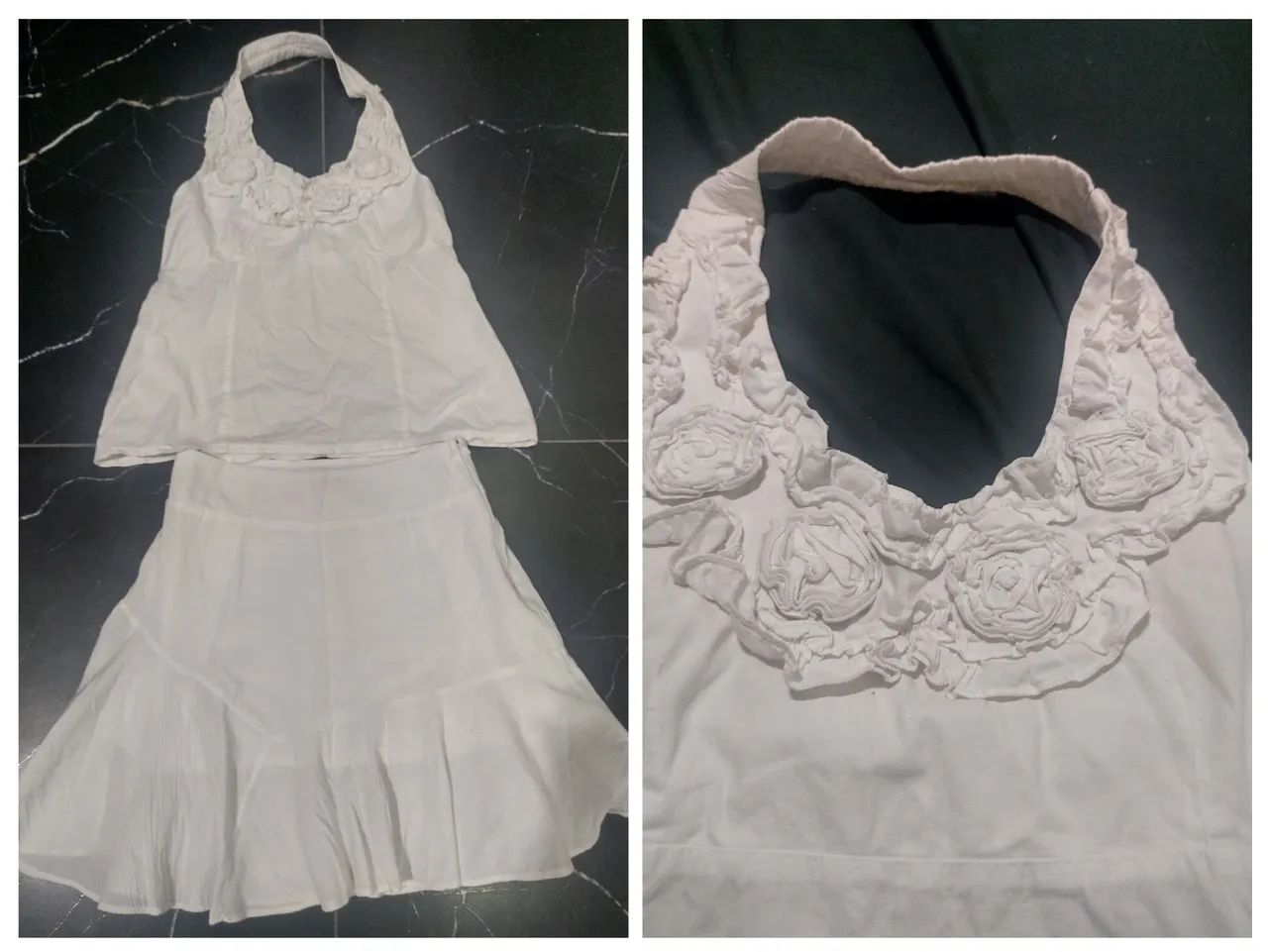 Conjunto saia e blusa frente única  - Foto 3