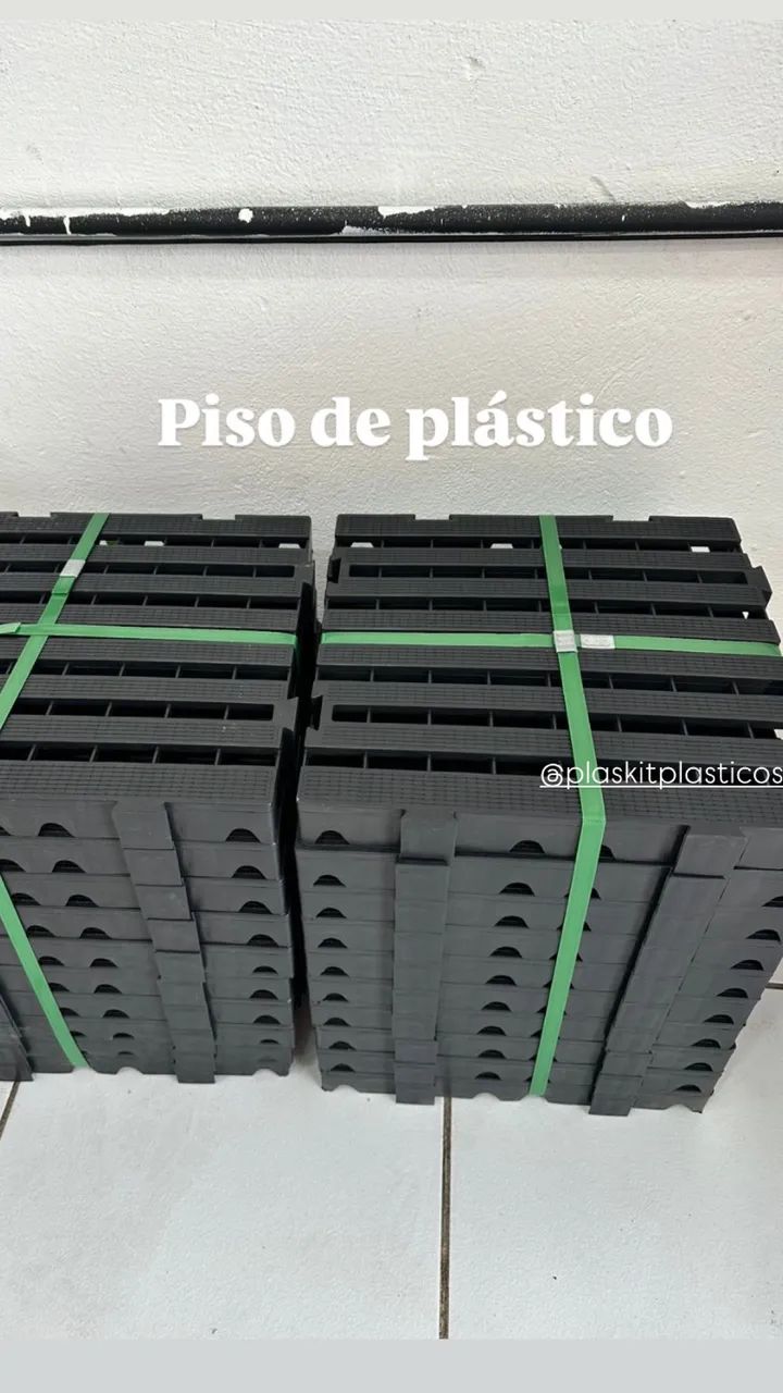 Piso de plástico 40x40
