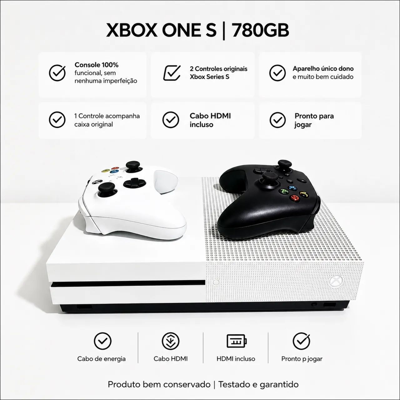 Xbox one s, único dono.