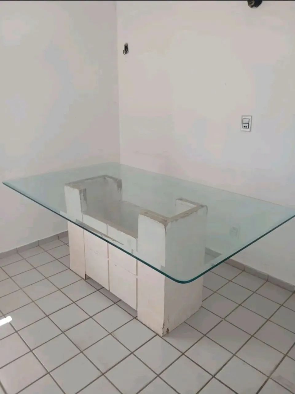 Mesa de vidro temperado