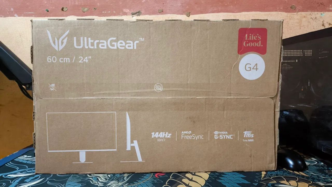 Monitor Lg Ultragear 144hz, 24 polegadas(LACRADO) - Foto 2