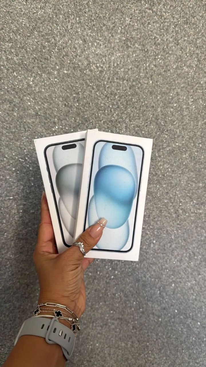 Apple iphone 15 128gb anatel lacrado preto garantia de 1 ano 