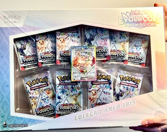 Box Eevee Evoluções Prismaticas 
