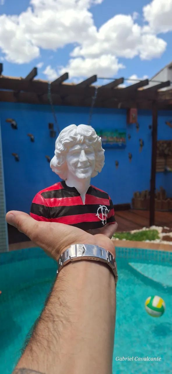 Estátua zico - Foto 2