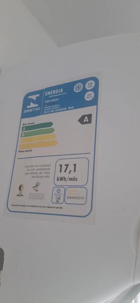Ar condicionado de 9000 Btus - Foto 3