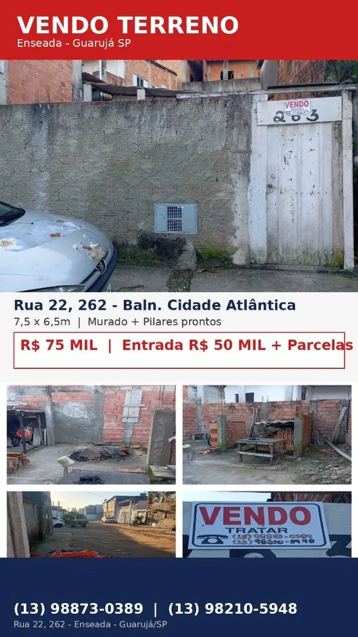 Vende-se terreno 