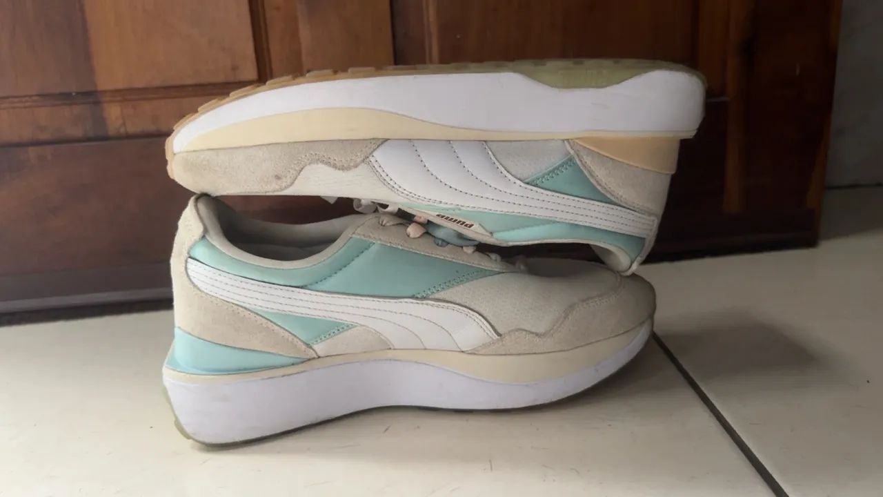 Puma Cruise Rider GL 'White Eggshell Blue? EUA 9.5/BR 40 - Foto 4