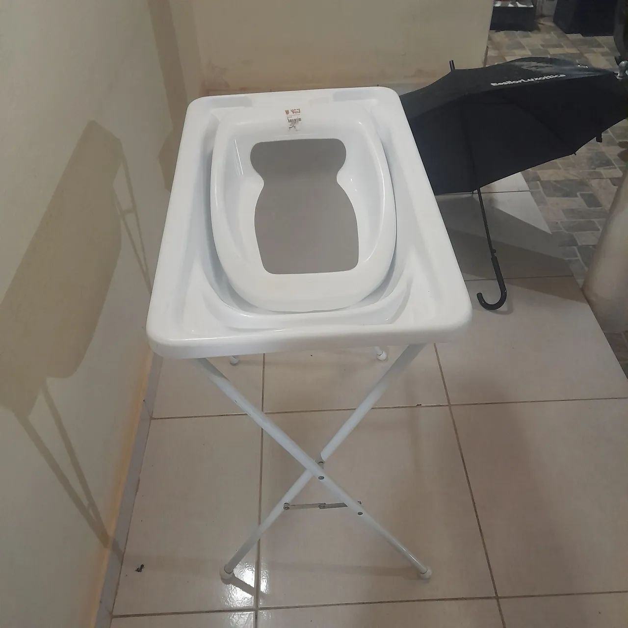 Banheira de bebe com suporte e redutor