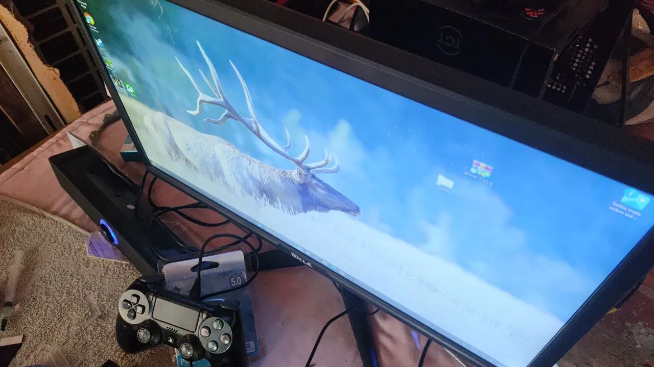 Pc gamer completo com controle de ps4 original!