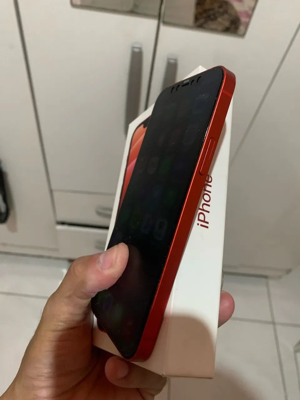 Iphone 12 red 64gb todo original na caixa  - Foto 5