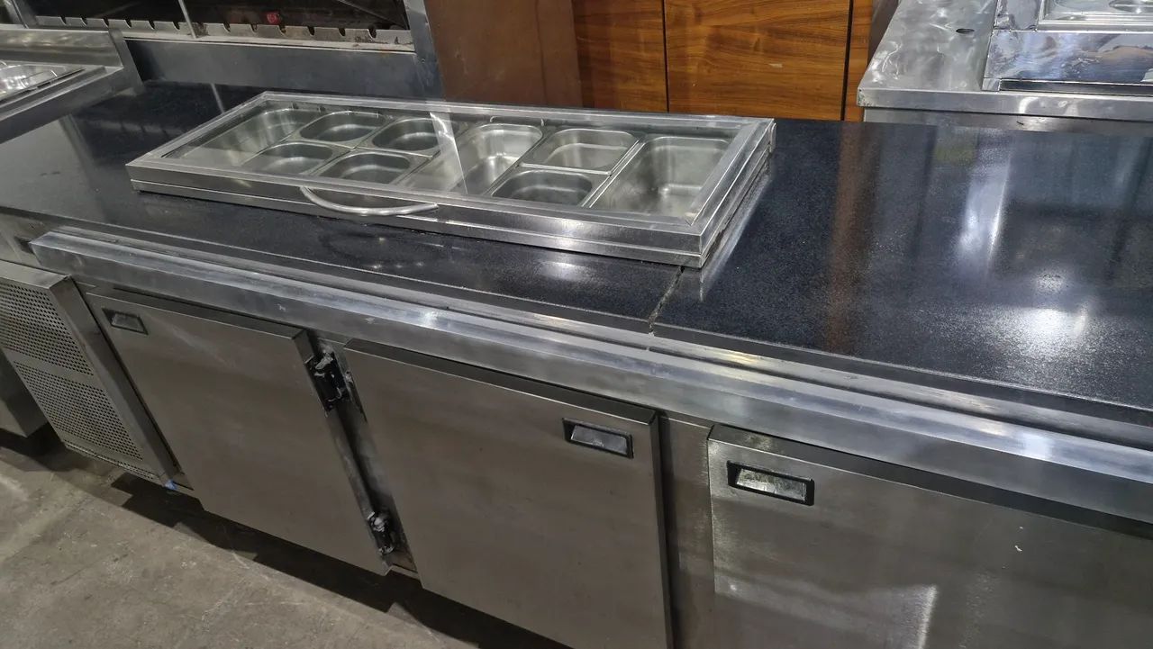 Balcão refrigerado Com Condimentadora Para Pizza  - Foto 4
