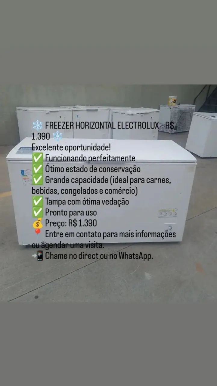 Freezer Electrolux 