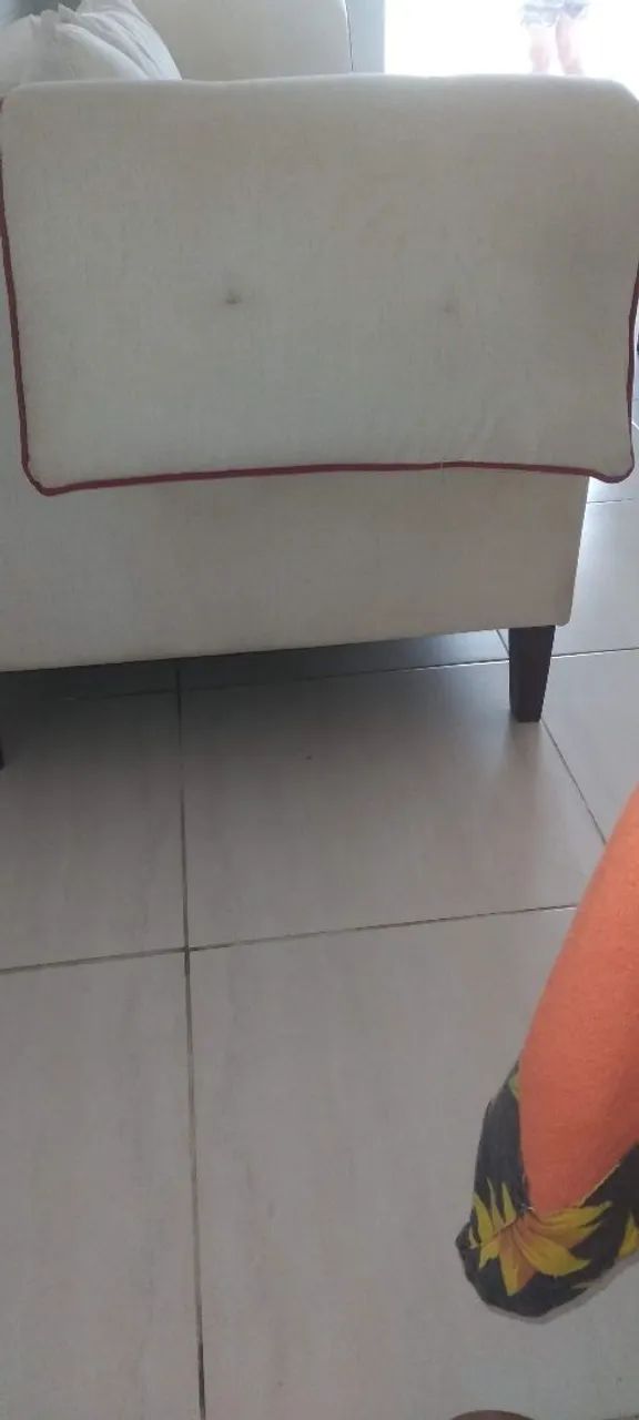 Sofá de linho 4 lugares - Foto 4