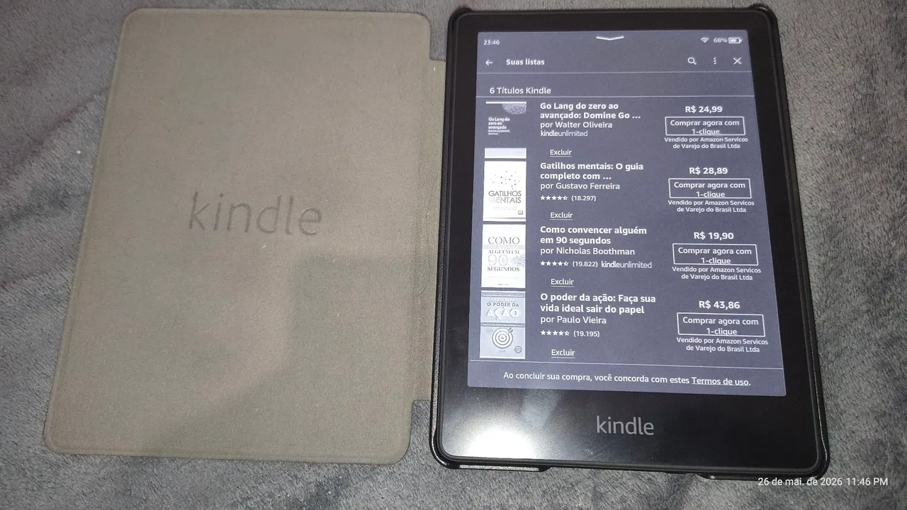 Kindle Paperwhite 12 Signature (32 GB, Tela 7 pol) - Tablets e E
