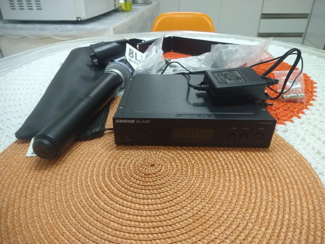 Microfone shure original blx4r beta 58a - Foto 2
