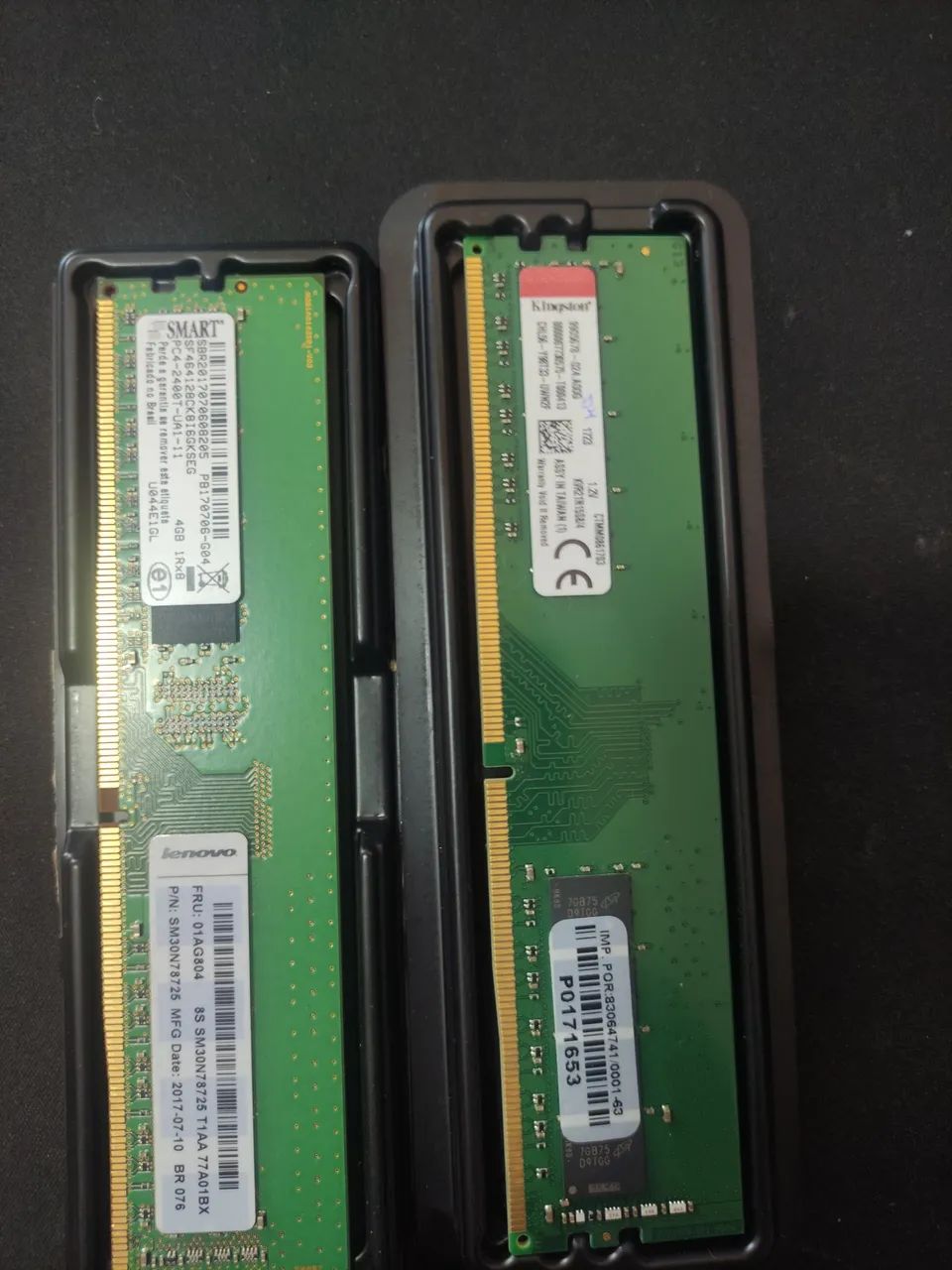 2 memórias ram DDR4 8GB 2400 - Foto 2