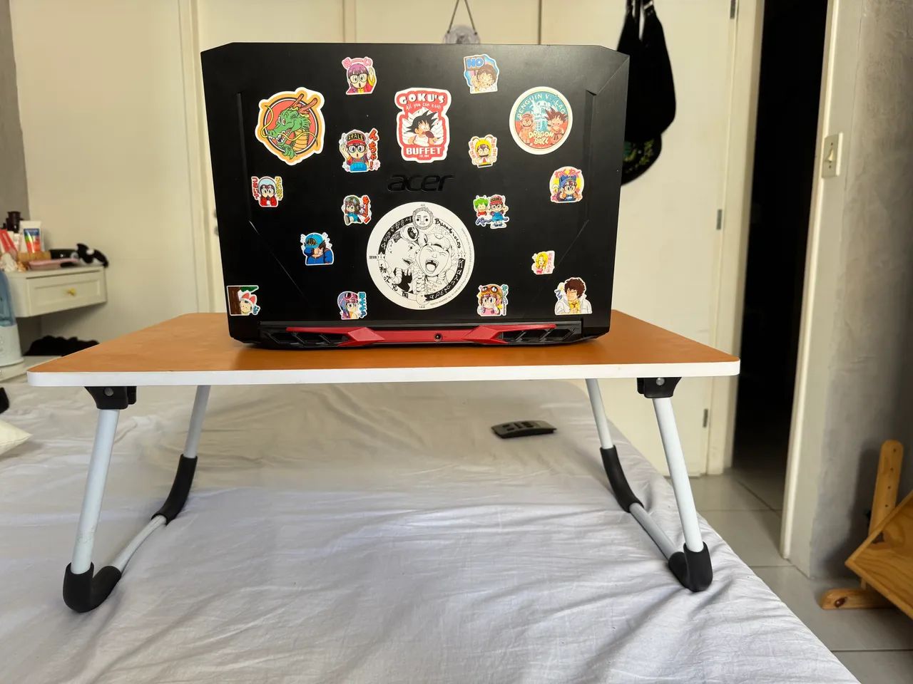 Mesa Dobrável Multilaser AC343 - Tampo em MDF e Pés em Alumínio - Foto 3