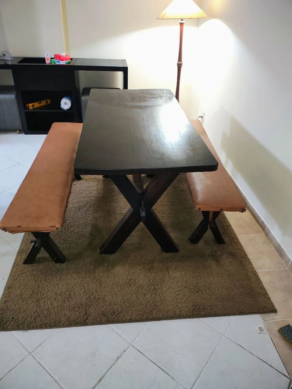 Mesa de madeira Maciça  - Foto 5
