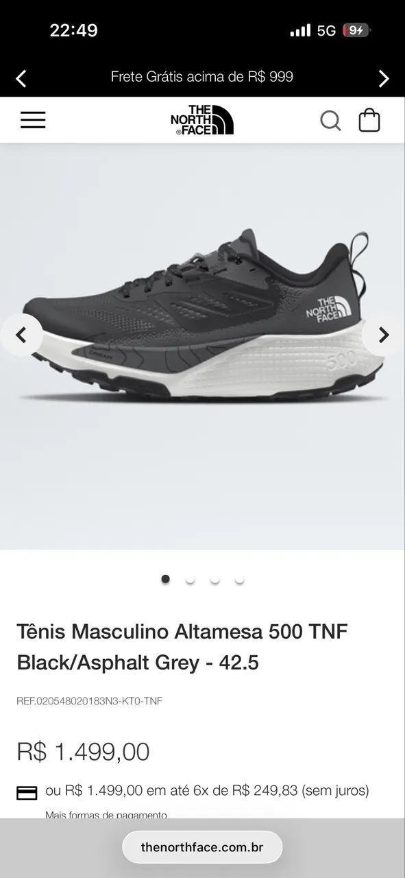 Tênis the north face  - Foto 4