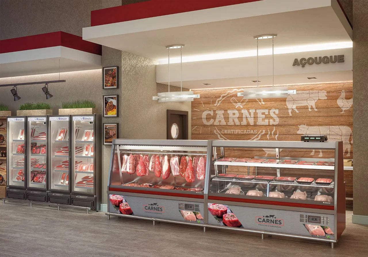 Balcões para casa de carnes açougue - Foto 3