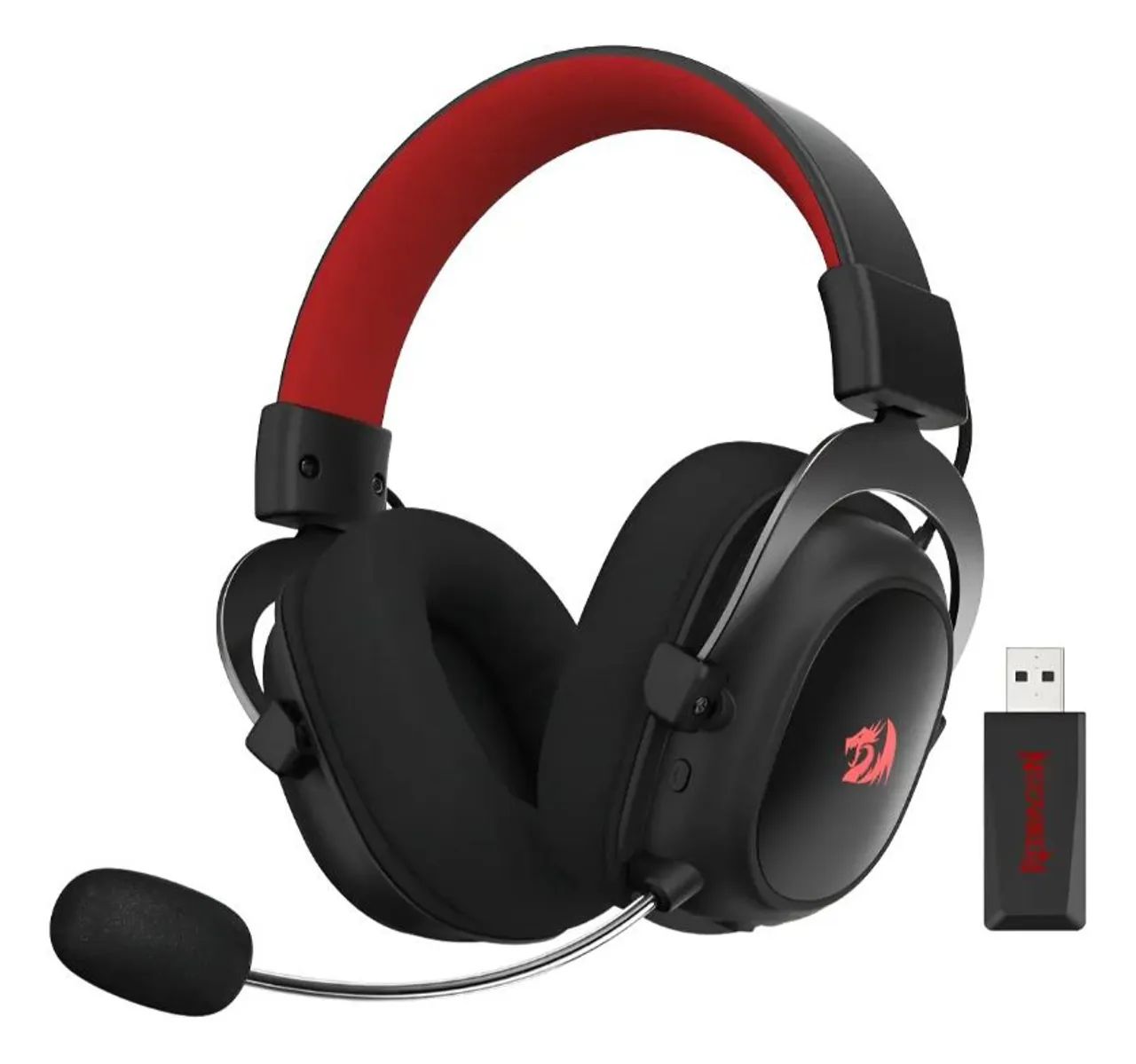 Headset sem fio Redragon Zeus PRO RGB