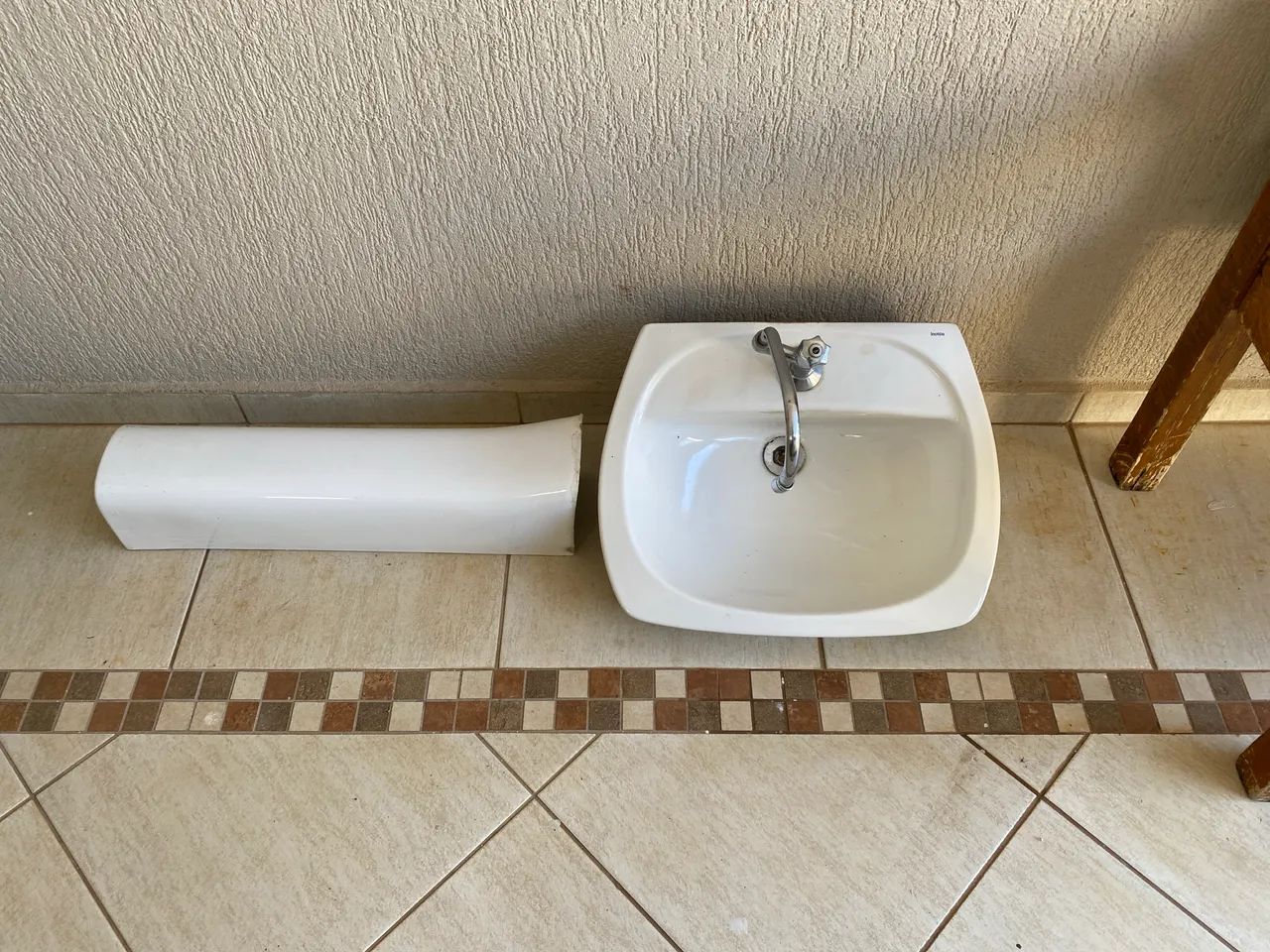 LAVATÓRIO COM COLUNA INCEPA BRANCO  - Foto 3