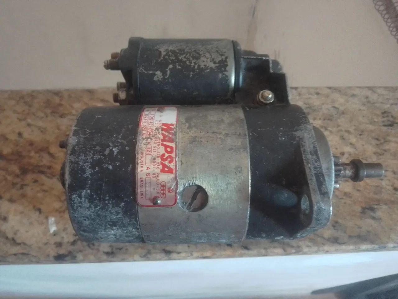 Motor de arranque Wapsa (Fusca, Kombi, Gol, Brasília) - Foto 4