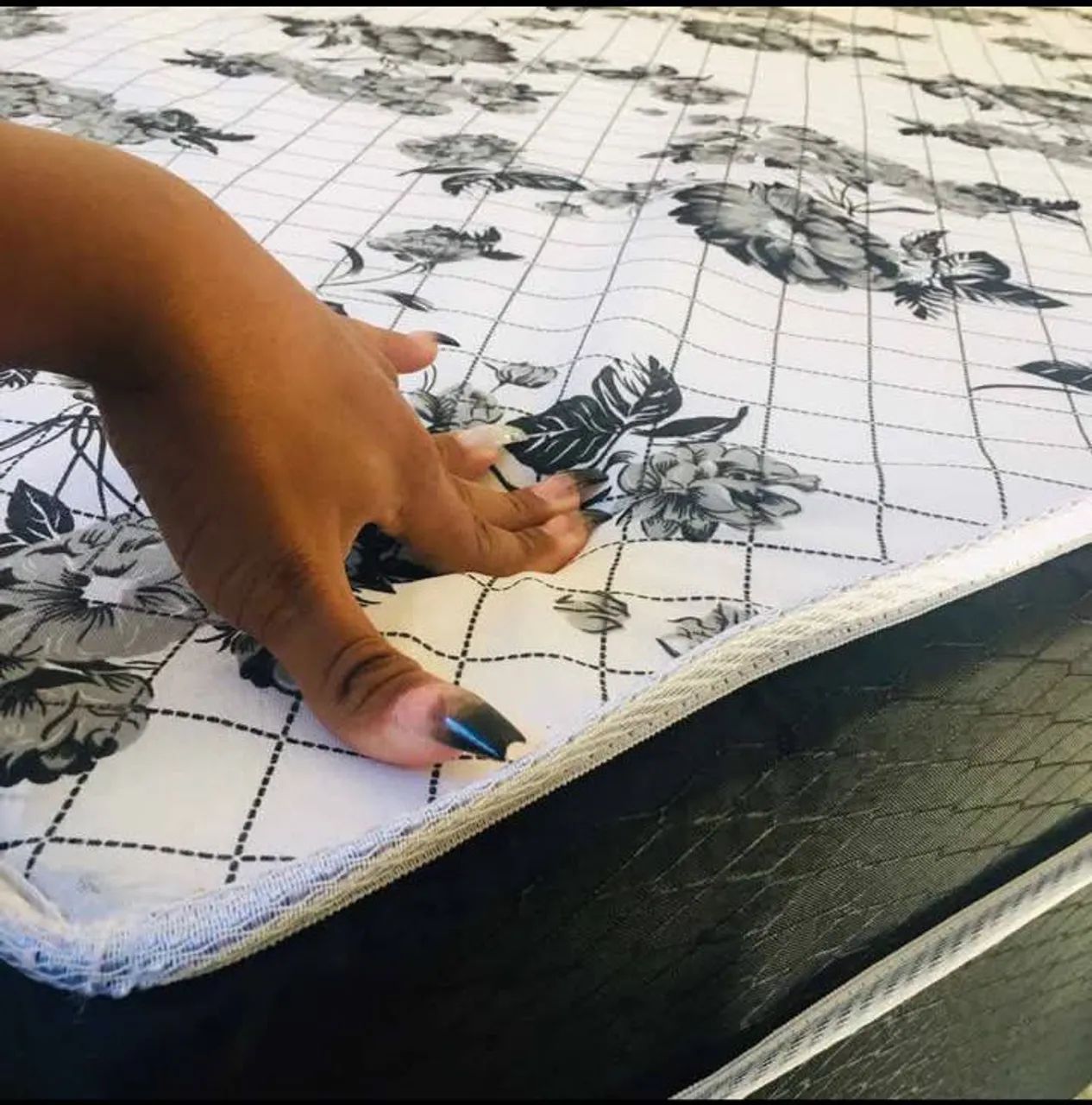 Cama box casal Firme e Confortável Espuma - D20