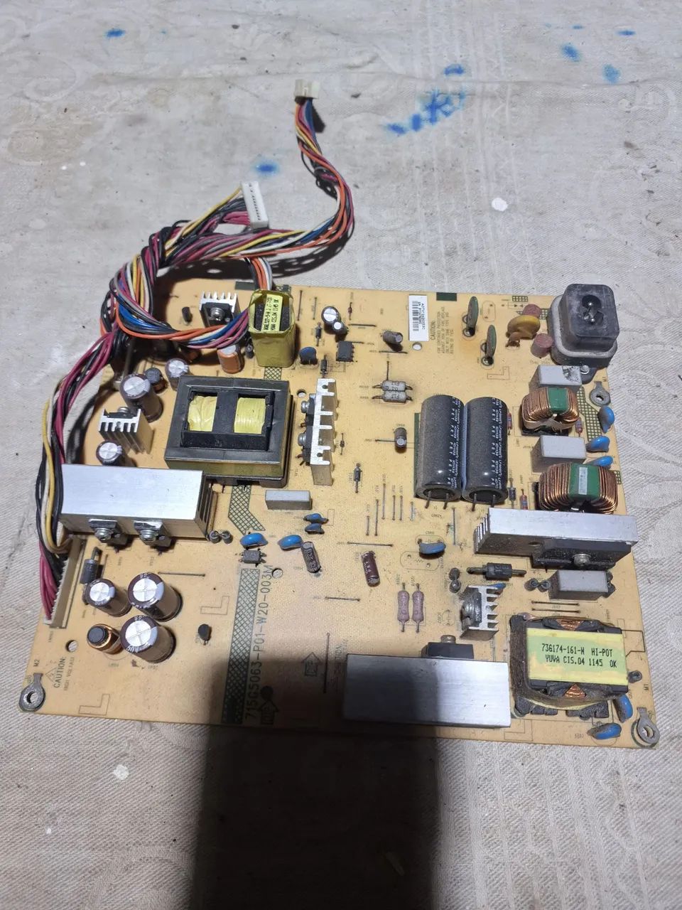 Placa fonte sharp lc42v32b - Foto 2