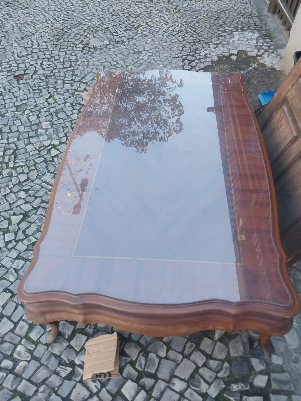 MESA DE CENTRO CHIPANDELLI COM VIDRO  - Foto 3