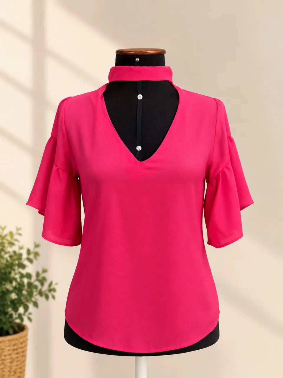 Blusa Feminina Gola Alta 