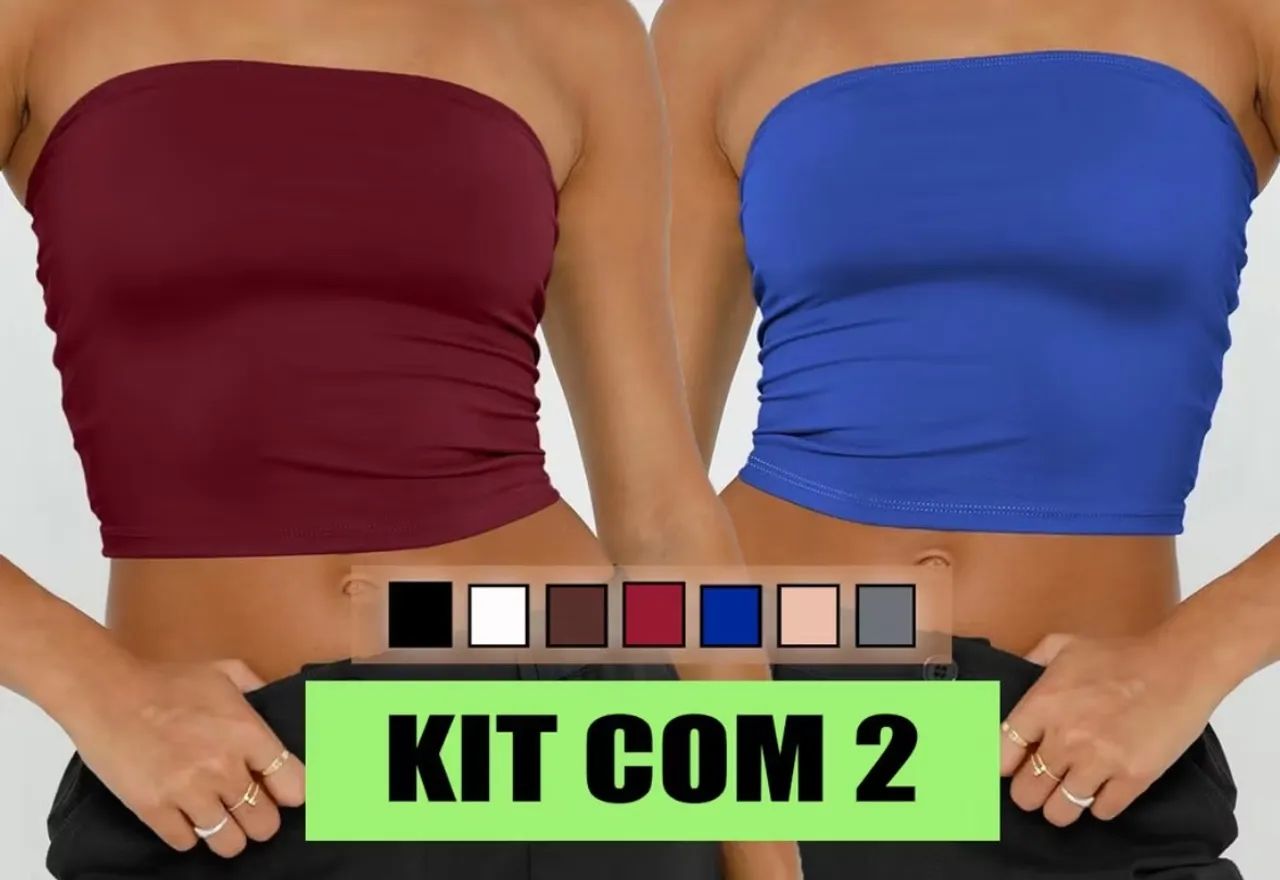 kit dois tomara que caia vinho e azul