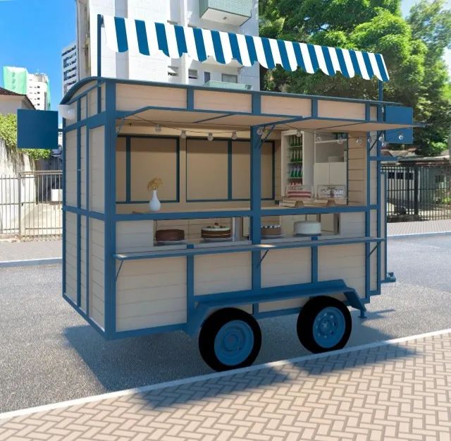 Trailer Comercial Reformado (food truck/lanchonete) - Trucado 2 Eixos - Oportunidade - Foto 2