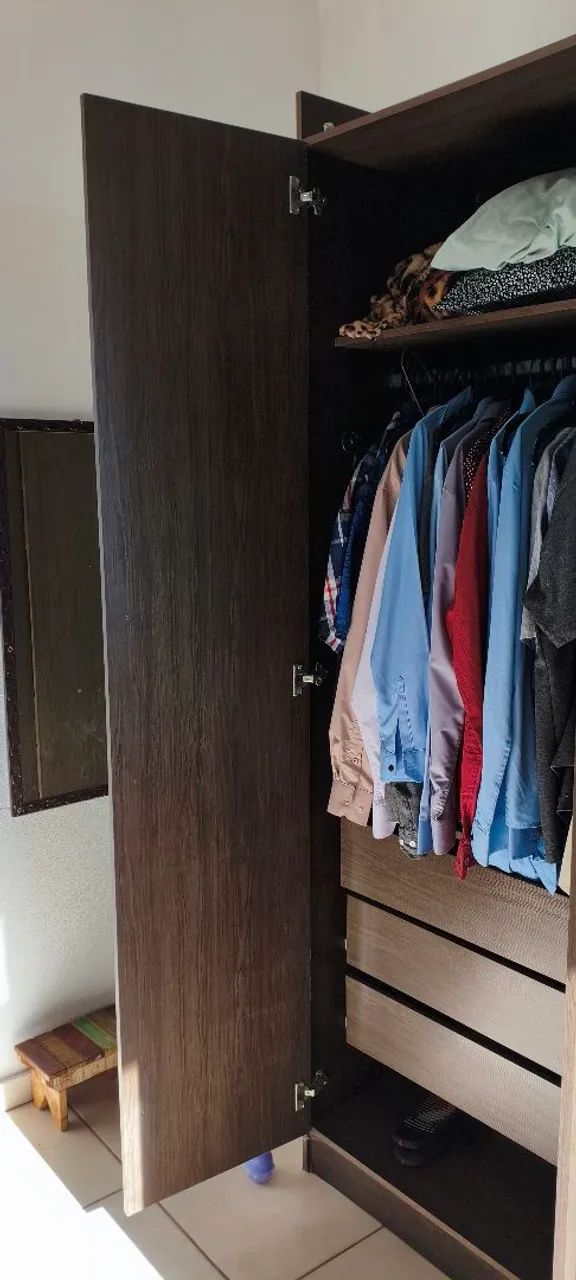 Guardar roupa 100% MDF MALBEC  - Foto 2